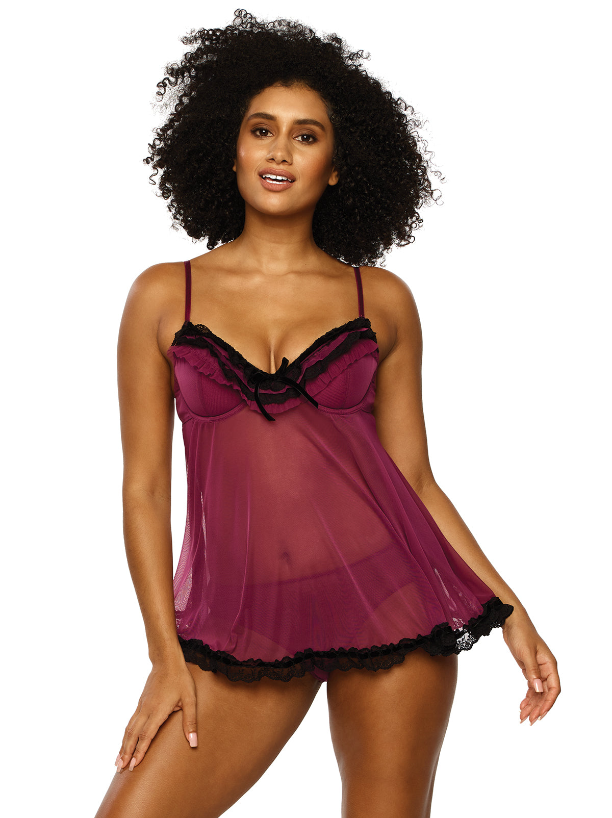 Ruffles Galore Babydoll with Hipster